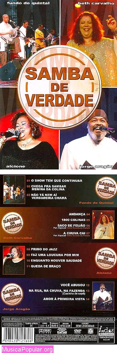 Samba de Verdade - JORGE ARAGO & ALCIONE & FUNDO DE QUINTAL & BETH CARVALHO
