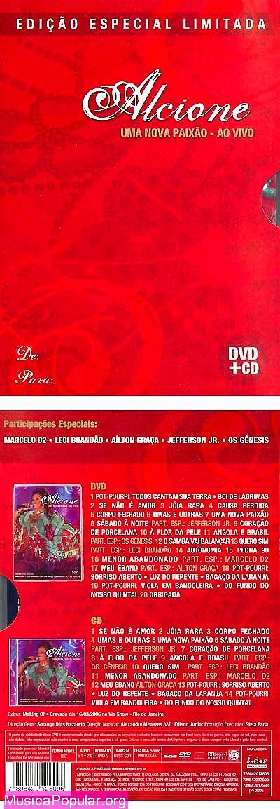 Uma Nova Paixo - Ao Vivo (DVD + CD) - ALCIONE