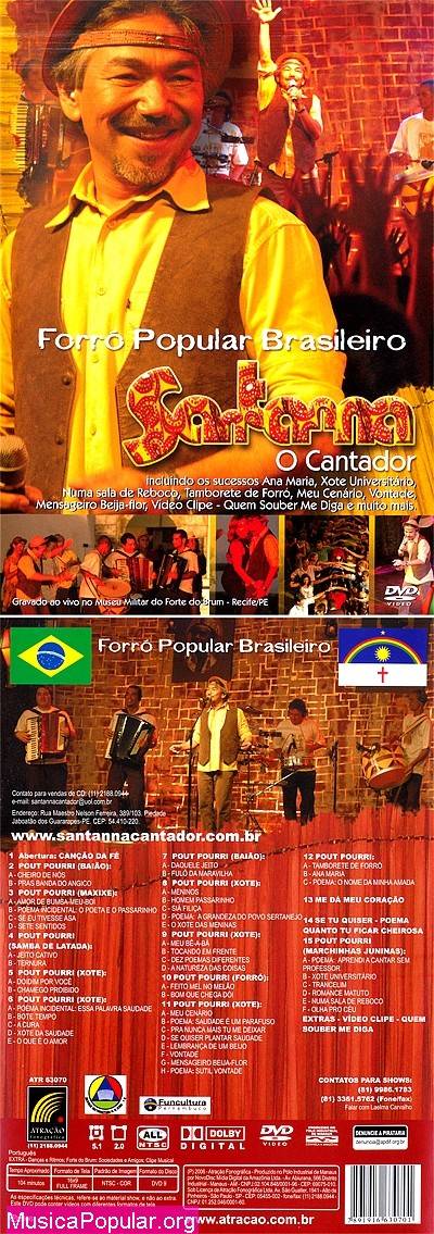 Santanna O Cantador: Forr Popular Brasileiro - SANTANNA