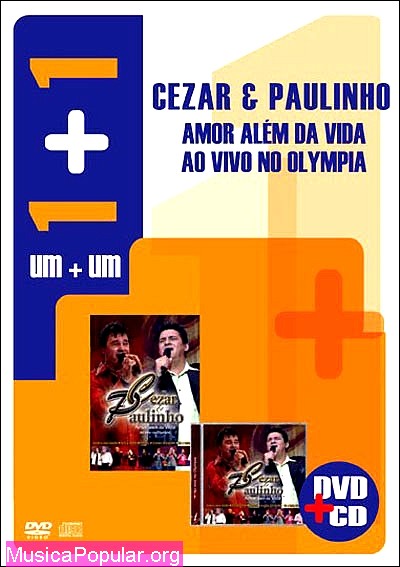 Amor Alm da Vida - Ao Vivo (DVD + CD) - CSAR & PAULINHO